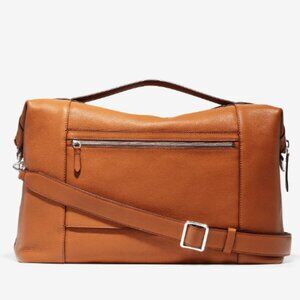 NEW Cole Haan Grand Ambition Weekender Duffle Bag - British Leather Tan